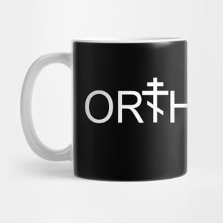 Orthodox Cross Word Mug
